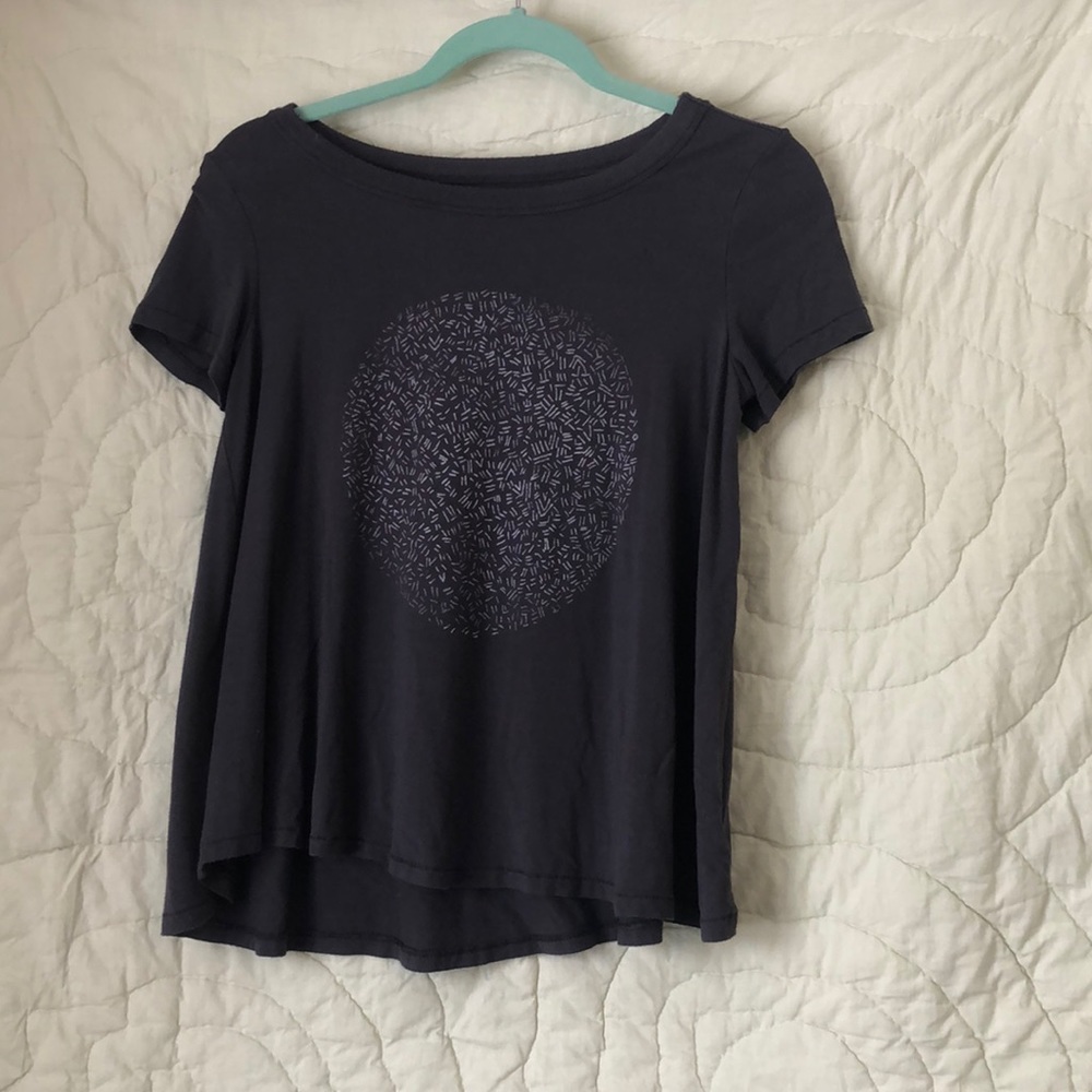 AE charcoal soft&sexy tee, juniors xs